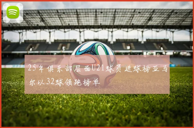 25年俱乐部层面U21球员进球榜亚马尔以32球领跑榜单