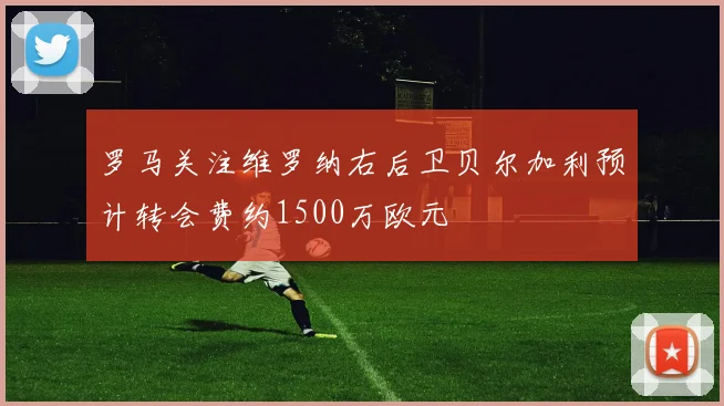 罗马关注维罗纳右后卫贝尔加利预计转会费约1500万欧元